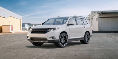 Markasız bir SUV 'un 3 boyutlu görüntülemesi