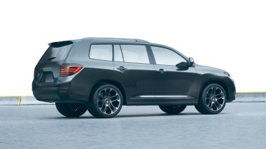 Markasız bir SUV 'un 3 boyutlu görüntülemesi