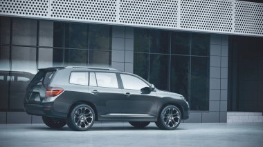 Markasız bir SUV 'un 3 boyutlu görüntülemesi