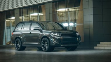 Markasız bir SUV 'un 3 boyutlu görüntülemesi