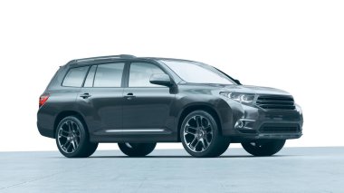 Markasız bir SUV 'un 3 boyutlu görüntülemesi
