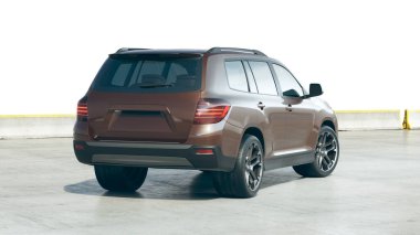 Markasız bir SUV 'un 3 boyutlu görüntülemesi