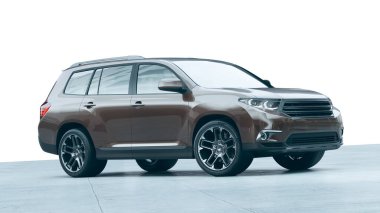 Markasız bir SUV 'un 3 boyutlu görüntülemesi