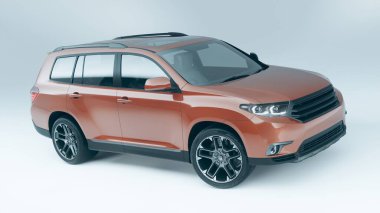 Markasız bir SUV 'un 3 boyutlu görüntülemesi