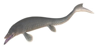 Tarih öncesi bir deniz sürüngeninin gerçekçi 3 boyutlu canlandırması.