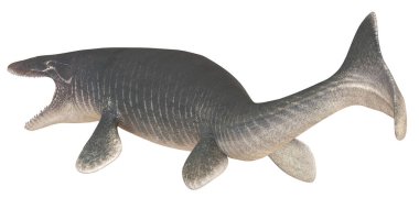 Acımasız tarih öncesi deniz yırtıcısı illüstrasyonu