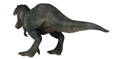 Bir Tyrannosaurus Rex 'in gerçekçi 3D canlandırması.