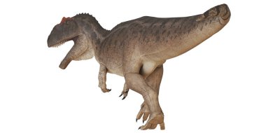 Büyük etobur bir dinozorun gerçekçi tasviri