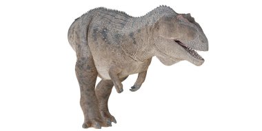 Büyük bir Theropod dinozorunun gerçekçi tasviri.