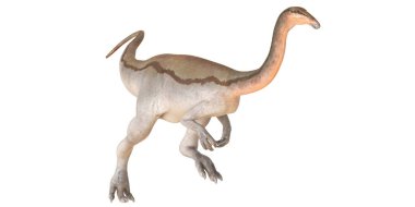 Bir Therizinosaurus dinozorunun tasviri