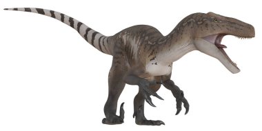 Büyük yırtıcı dinozor, gürleyen duruş
