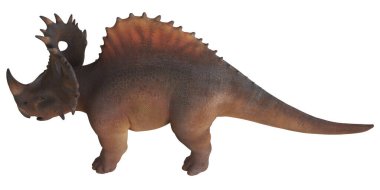 Bir Styracosaurus dinozorunun gerçekçi 3 boyutlu modeli.