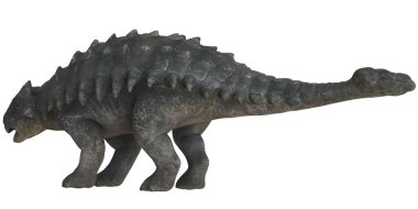 Majestic ankylosaurus dinozor modeli detaylı görünümde