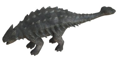 Ankylosaurus dinazorunun gerçekçi modeli.