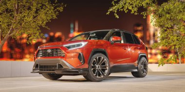 Markasız bir SUV 'un 3 boyutlu görüntülemesi