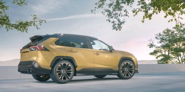 Markasız bir SUV 'un 3 boyutlu görüntülemesi