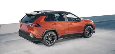 Markasız bir SUV 'un 3 boyutlu görüntülemesi