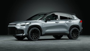 Markasız bir SUV 'un 3 boyutlu görüntülemesi