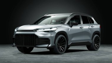 Markasız bir SUV 'un 3 boyutlu görüntülemesi