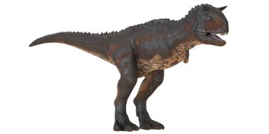 Vahşi Carnotaurus dinozor modeli.