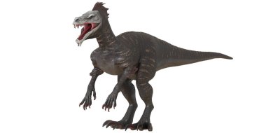 Vahşi ifadeli gerçekçi dinozor modeli