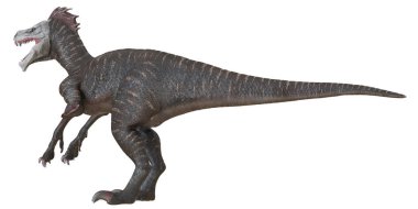 Görkemli dinazor modeli sert bir poz verdi.