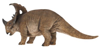 Gerçekçi Ceratopsian dinozor oyuncak modeli