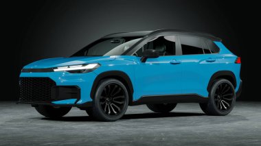 Markasız bir SUV 'un 3 boyutlu görüntülemesi