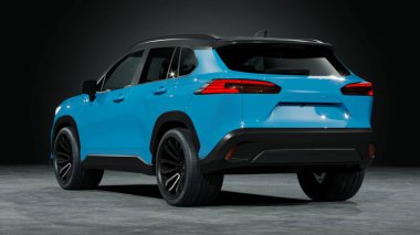 Markasız bir SUV 'un 3 boyutlu görüntülemesi