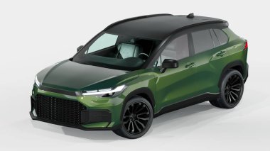 Markasız bir SUV 'un 3 boyutlu görüntülemesi