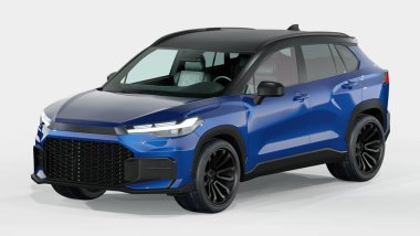 Markasız bir SUV 'un 3 boyutlu görüntülemesi