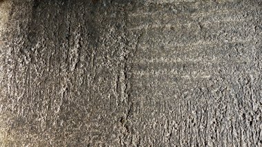 Yapılandırılmış beton yüzeye yakın çekim.