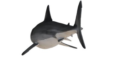 Büyük beyaz köpekbalığının su altında 3D gerçekçi canlandırması