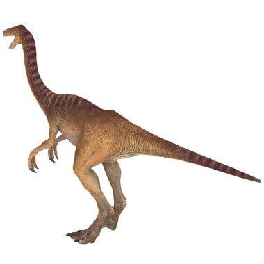 Therizinosaurus dinozorunun gerçekçi tasviri.
