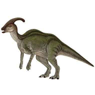 Parasaurolophus dinozoru gerçekçi bir duruşta