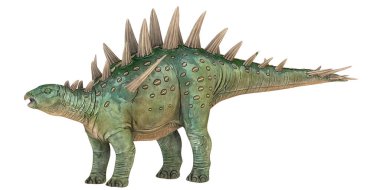 Stegosaurus dinazorunun gerçekçi 3 boyutlu canlandırması