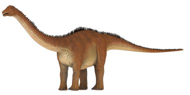 Büyük bir Sauropod dinozorunun gerçekçi tasviri.