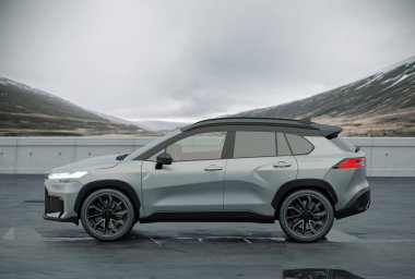 Markasız bir SUV 'un 3 boyutlu görüntülemesi