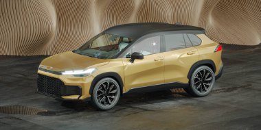 Markasız bir SUV 'un 3 boyutlu görüntülemesi