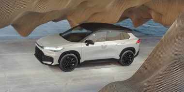 Markasız bir SUV 'un 3 boyutlu görüntülemesi