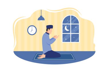 Ramazan Kareem düz tasarım