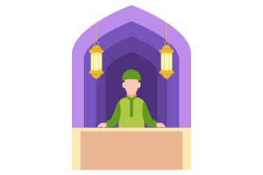 Ramazan Kareem düz tasarım