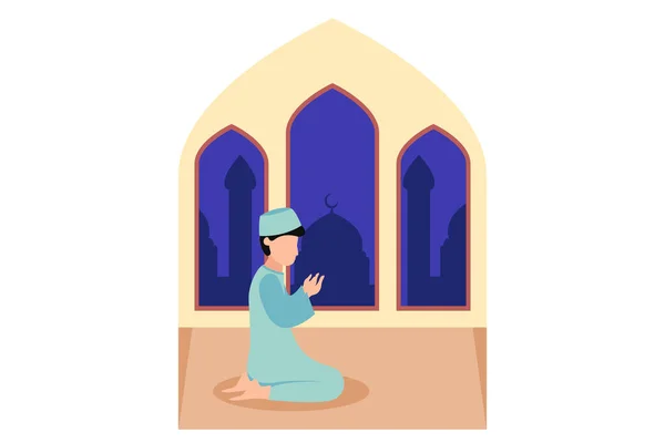 Design Plat Ramadan Kareem — Image vectorielle