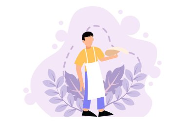 İşçi Bayramı Düz Tasarım Çizimi