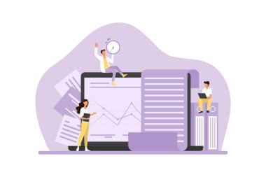 İş Analizi Düz Tasarım Çizimi