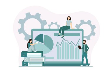 İş Analizi Düz Tasarım Çizimi