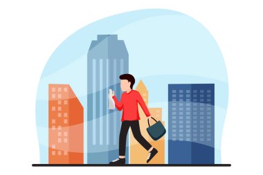 Haftasonu Etkinliği Düz Tasarım Çizimi