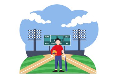 Spor Düz Tasarım Çizimi