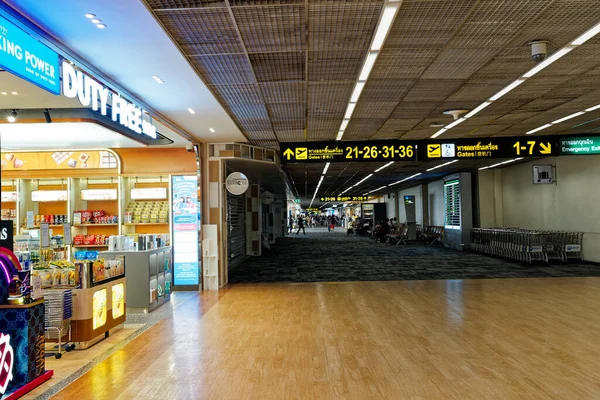 Bangkok Tailândia Março 2023 Terminal Partida Aeroporto Internacional Don Mueang — Fotografia de Stock