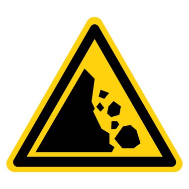 Kırık Toprak Sembol İşareti, Vektör İllüstrasyonu, Beyaz Arkaplanda İzole EPS10 